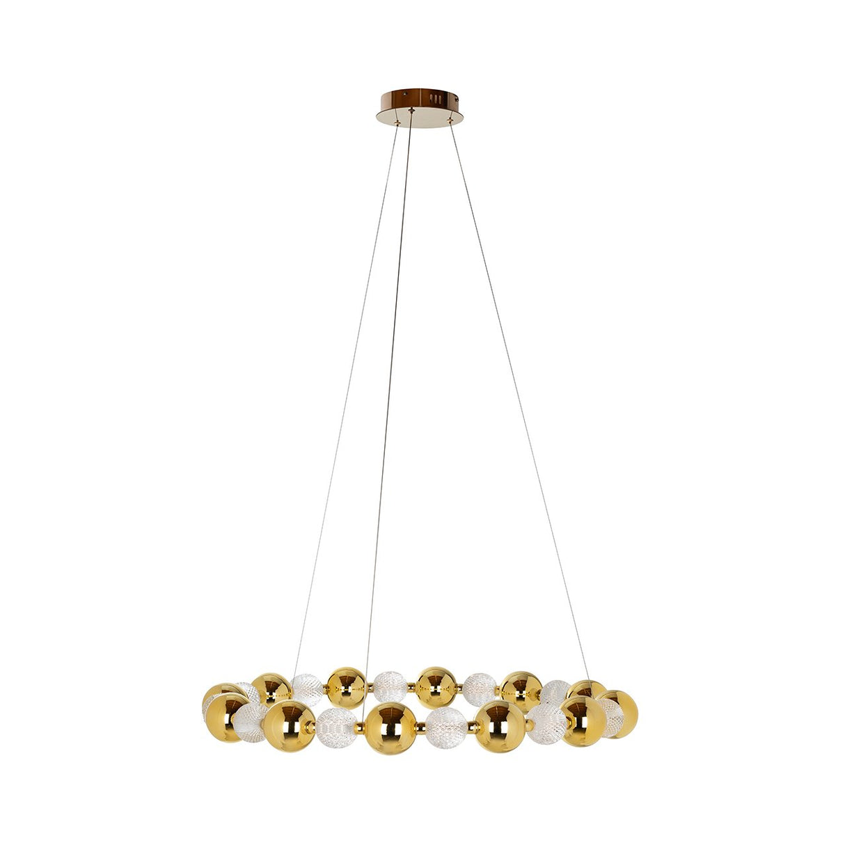 Hanglamp Chanda (Gold) van Richmond Interiors – Luxe comfort op maat van PureWonen. Vraag naar de beste prijs.