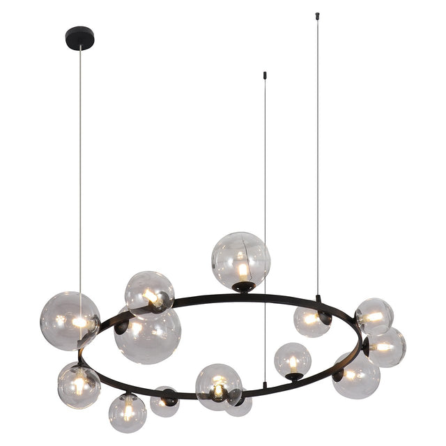 Hanglamp Joney zwart (Black) van Richmond Interiors – Luxe comfort op maat van PureWonen. Vraag naar de beste prijs.
