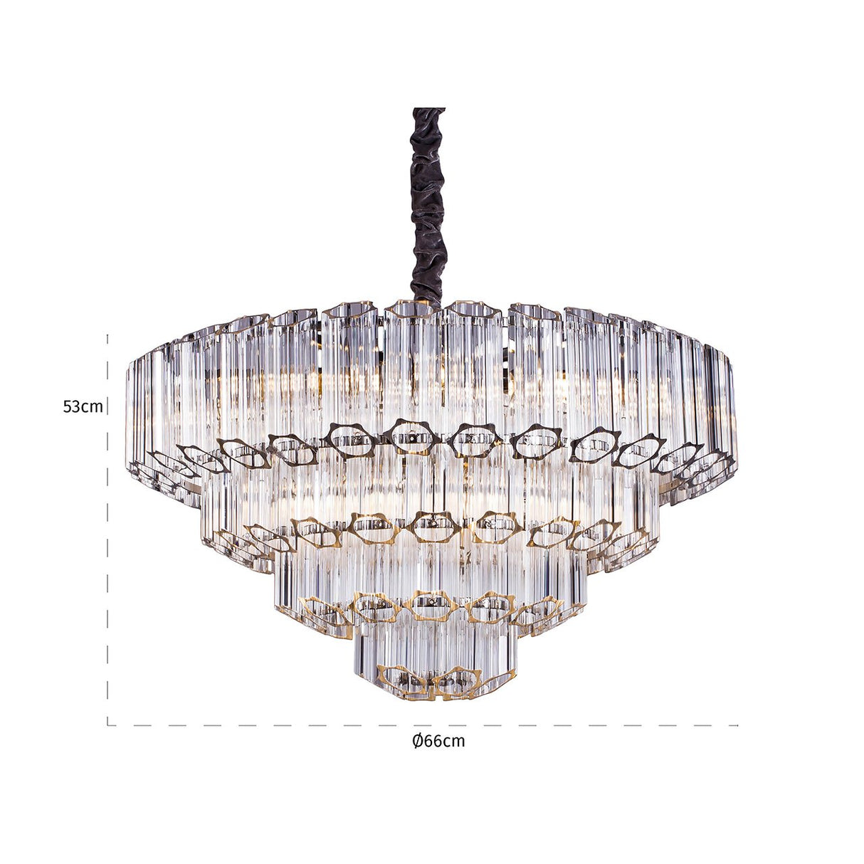 Hanglamp Bece (Nikle Chrome) van Richmond Interiors – Luxe comfort op maat van PureWonen. Vraag naar de beste prijs.