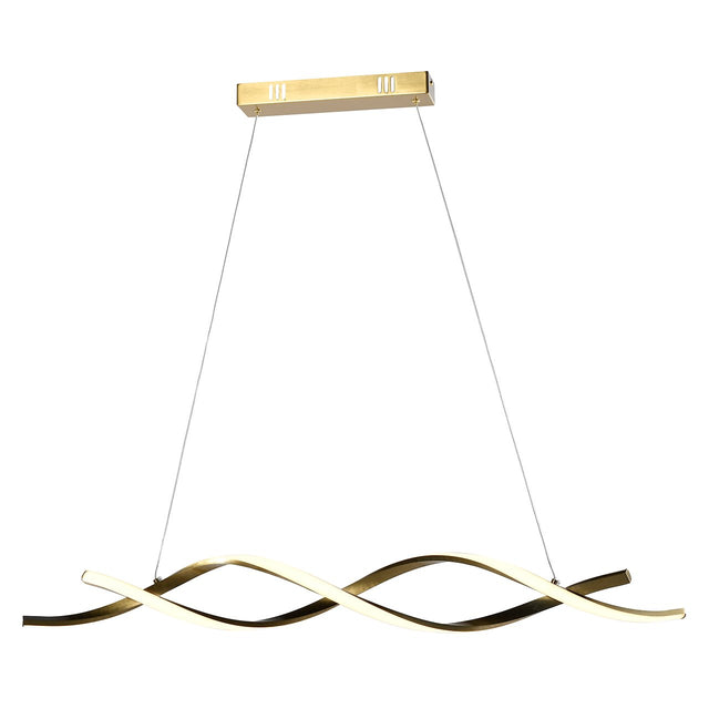 Hanglamp Lorine (Brushed Gold) van Richmond Interiors – Luxe comfort op maat van PureWonen. Vraag naar de beste prijs.