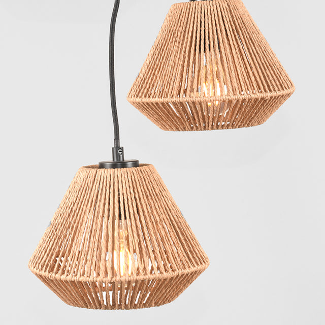 LABEL51 Hanglamp Ibiza - Naturel - Jute - 3-Lichts van LABEL51 - laagste prijs offerte van PureWonen