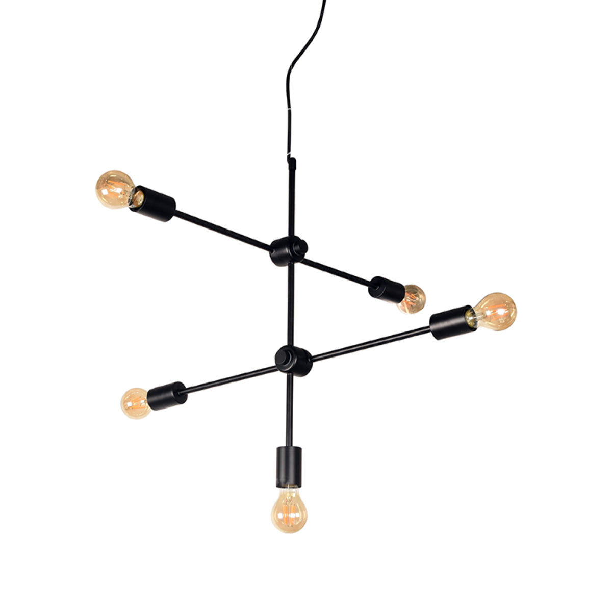 LABEL51 Hanglamp Stilo - Zwart - Metaal van LABEL51 – Luxe comfort op maat van PureWonen. Vraag naar de beste prijs.