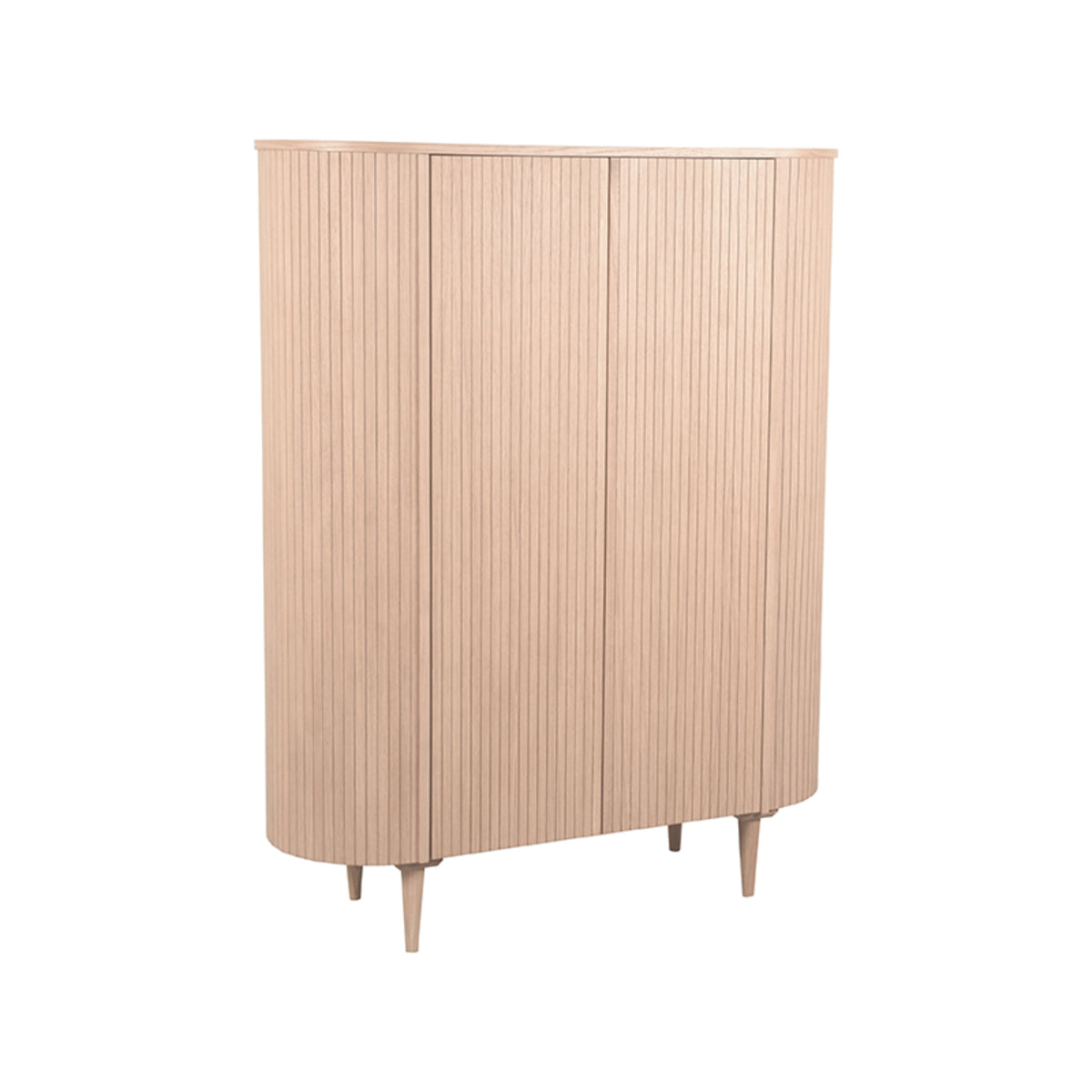 LABEL51 Bergkast Oliva - Naturel - Eiken - Hoge Kast van LABEL51 – Luxe comfort op maat van PureWonen. Vraag naar de beste prijs.