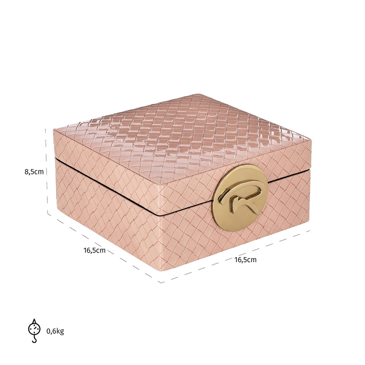 Juwelenbox Rosaly klein blush (Pink) van Richmond Interiors – Luxe comfort op maat van PureWonen. Vraag naar de beste prijs.