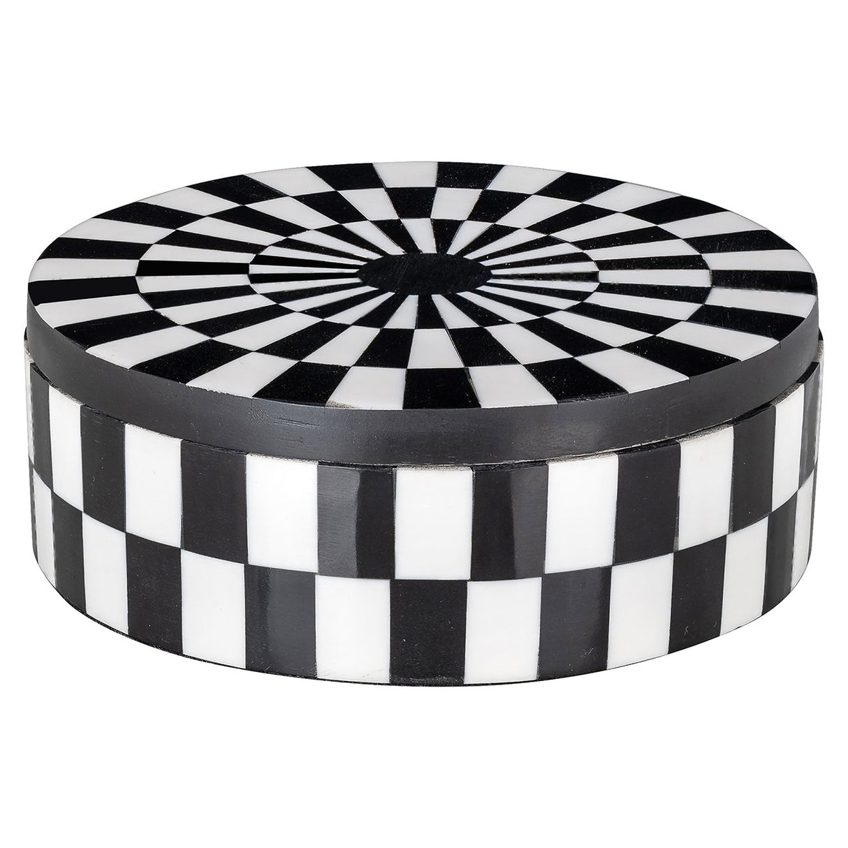 Opbergbox Nore (Black/white) van Richmond Interiors – Luxe comfort op maat van PureWonen. Vraag naar de beste prijs.