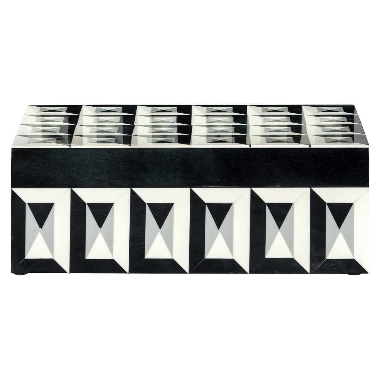 Juwelenbox Licia groot (Black/white) van Richmond Interiors – Luxe comfort op maat van PureWonen. Vraag naar de beste prijs.