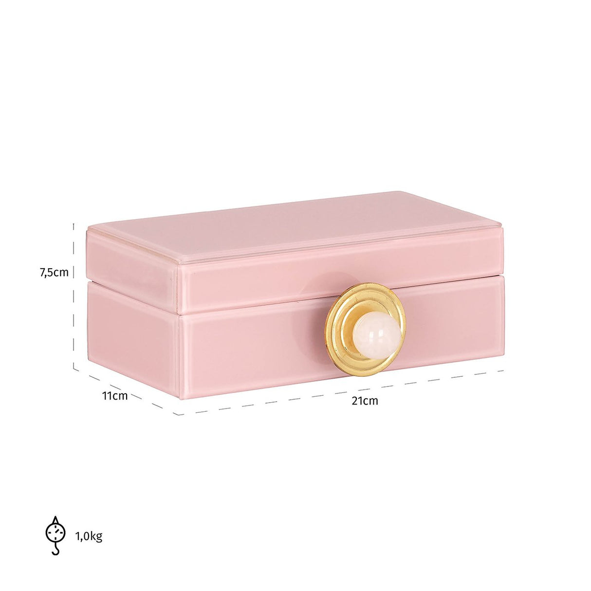 Opbergbox Jamila klein (Pink) van Richmond Interiors – Luxe comfort op maat van PureWonen. Vraag naar de beste prijs.