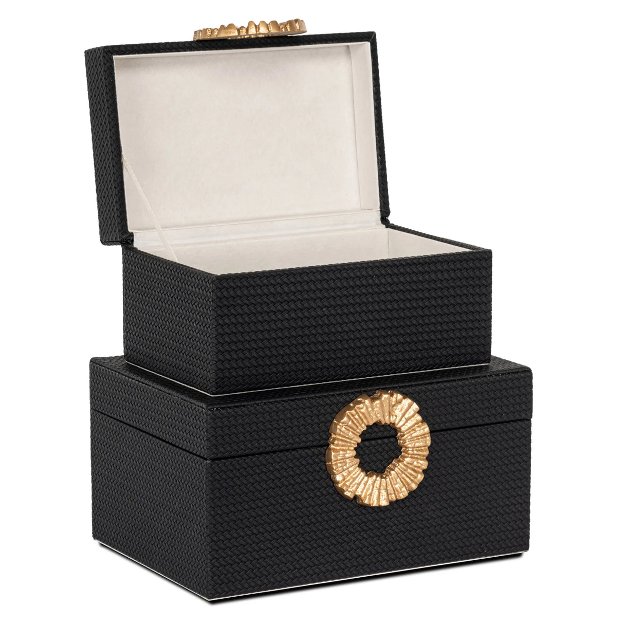 Opbergdoos Amal black/gold small