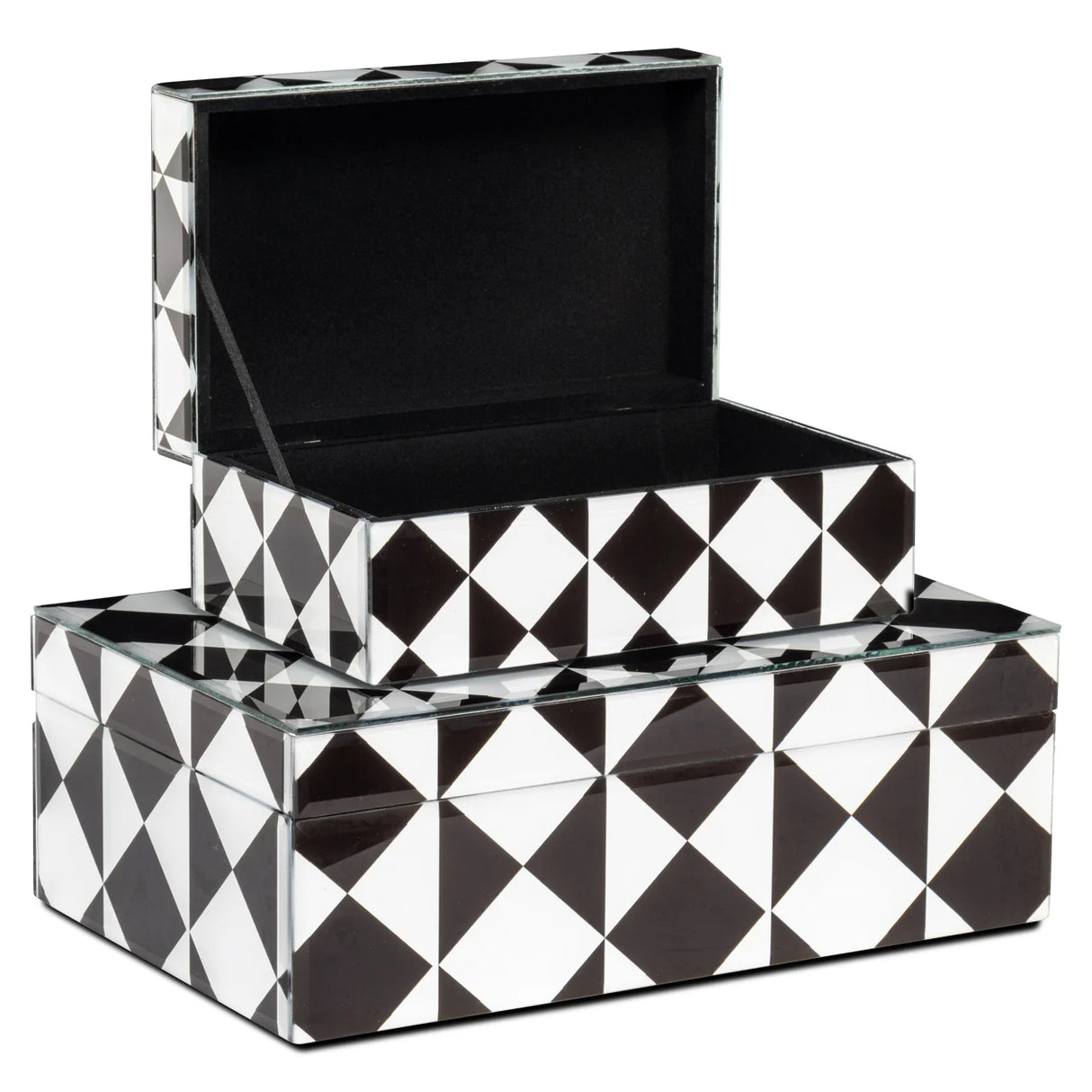 Opbergdoos Silas black/white small van Richmond Interiors – Luxe comfort op maat van PureWonen. Vraag naar de beste prijs.