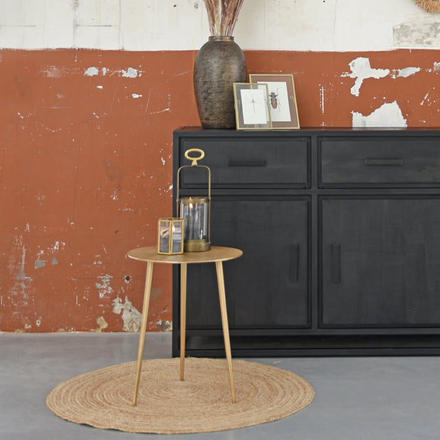 LABEL51 Dressoir Chili - Zwart - Mangohout - Dressoir van LABEL51 – Luxe comfort op maat van PureWonen. Vraag naar de beste prijs.