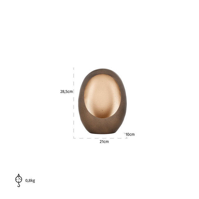 Kandelaar Xemm brons goud klein (Bronze) van Richmond Interiors - laagste prijs offerte van PureWonen