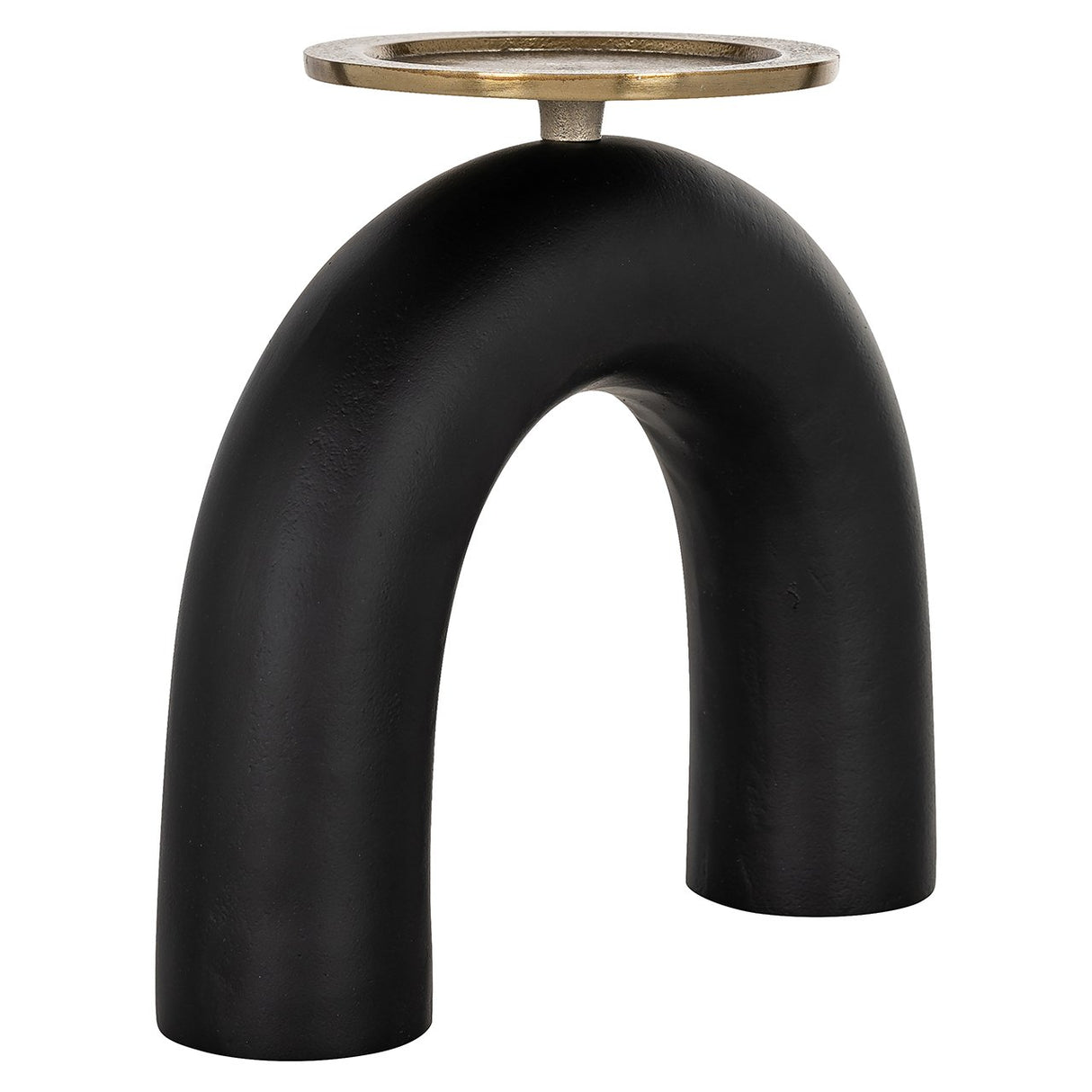 Kandelaar Livi groot (Black/gold) van Richmond Interiors – Luxe comfort op maat van PureWonen. Vraag naar de beste prijs.