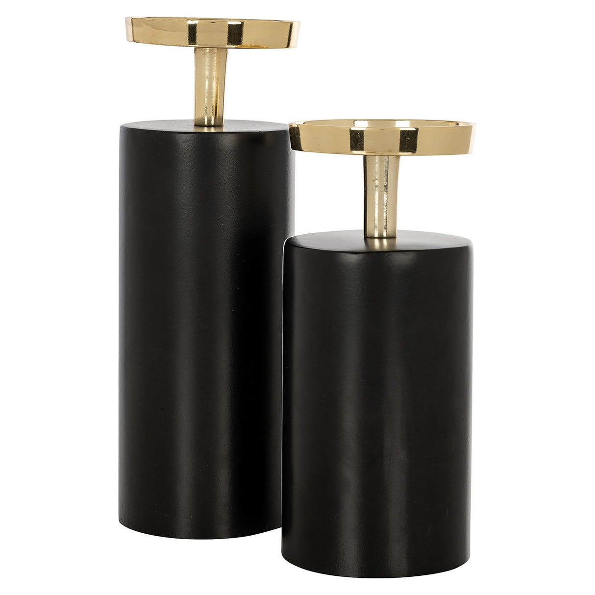 Kandelaar Caya klein (Black/gold) van Richmond Interiors – Luxe comfort op maat van PureWonen. Vraag naar de beste prijs.