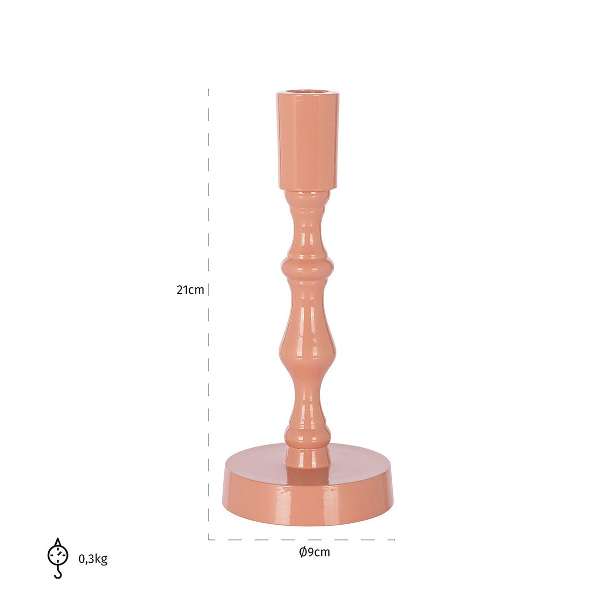 Kandelaar Raf klein (Pink) van Richmond Interiors – Luxe comfort op maat van PureWonen. Vraag naar de beste prijs.