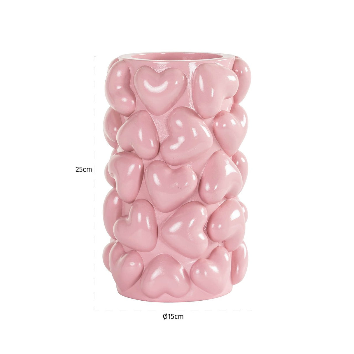 Kandelaar Emel hearts klein (Pink) van Richmond Interiors – Luxe comfort op maat van PureWonen. Vraag naar de beste prijs.