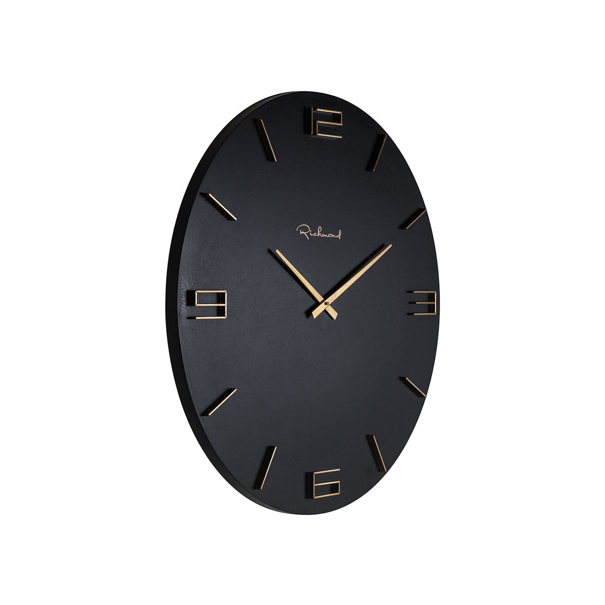 Klok Byram (Black/gold) van Richmond Interiors – Luxe comfort op maat van PureWonen. Vraag naar de beste prijs.
