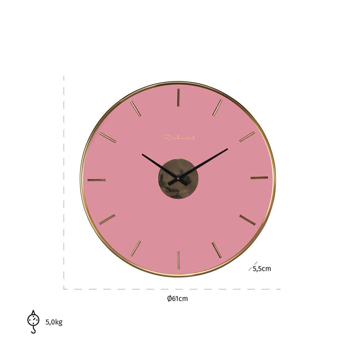 Klok Quincy (Pink) van Richmond Interiors - laagste prijs offerte van PureWonen