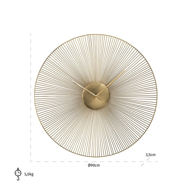 Klok Audrey (Gold) van Richmond Interiors – Luxe comfort op maat van PureWonen. Vraag naar de beste prijs.