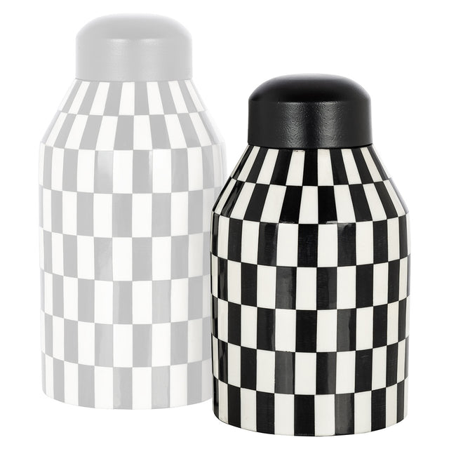 Pot Malou klein (Black/white) van Richmond Interiors – Luxe comfort op maat van PureWonen. Vraag naar de beste prijs.