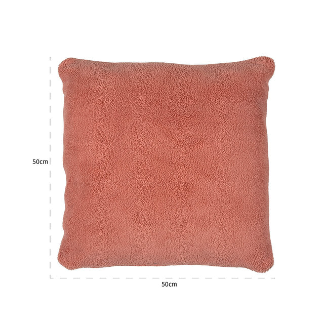 Kussen Teddy Pink 50x50 (Pink) van Richmond Interiors – Luxe comfort op maat van PureWonen. Vraag naar de beste prijs.