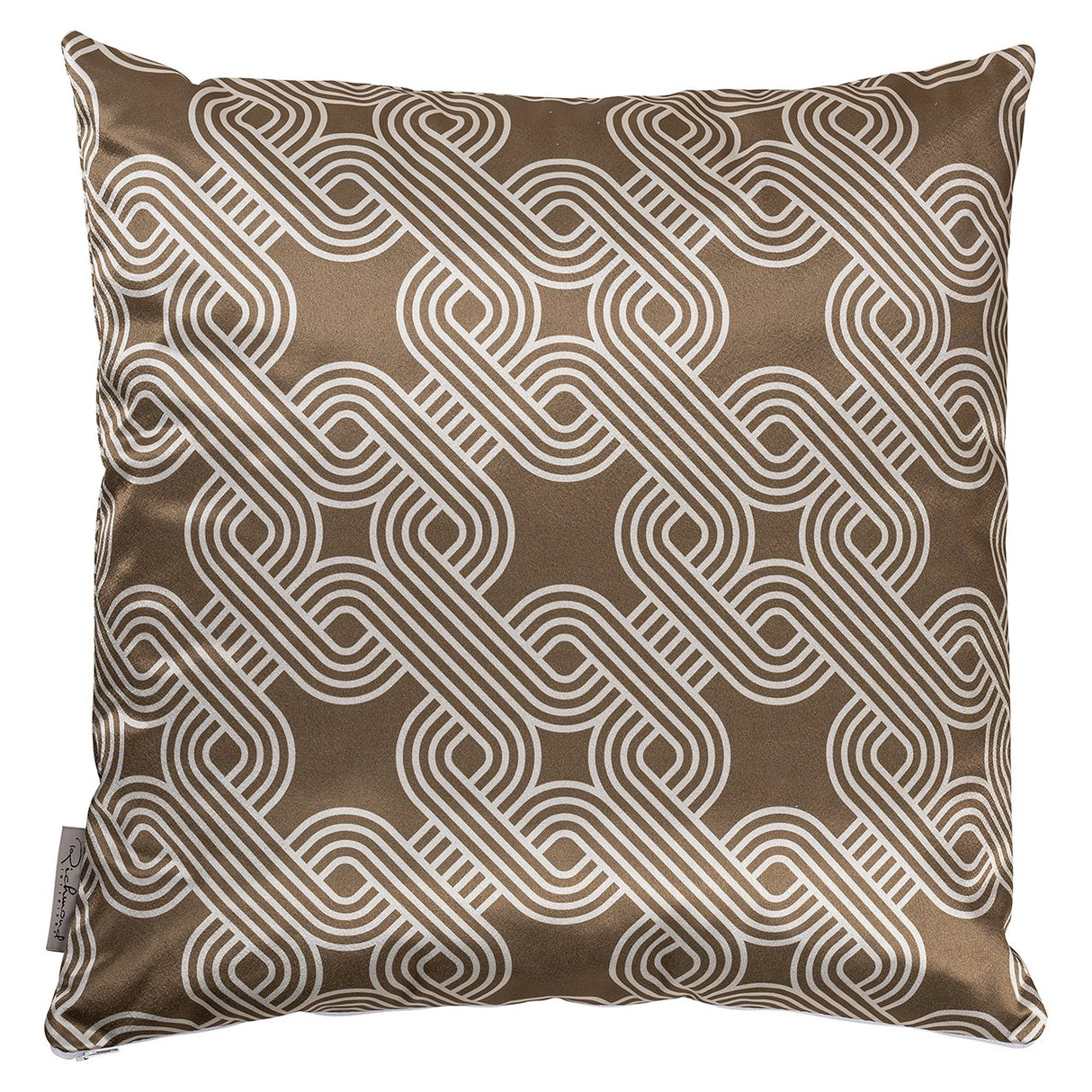 Kussen Marsha 50x50 (Monaco 23050 Chained Quadrant 75 - 8006 Sand) van Richmond Interiors – Luxe comfort op maat van PureWonen. Vraag naar de beste prijs.