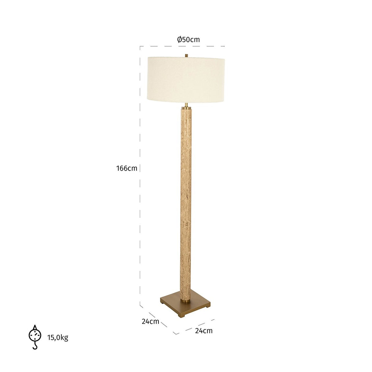 Vloerlamp Lorén van Richmond Interiors – Luxe comfort op maat van PureWonen. Vraag naar de beste prijs.