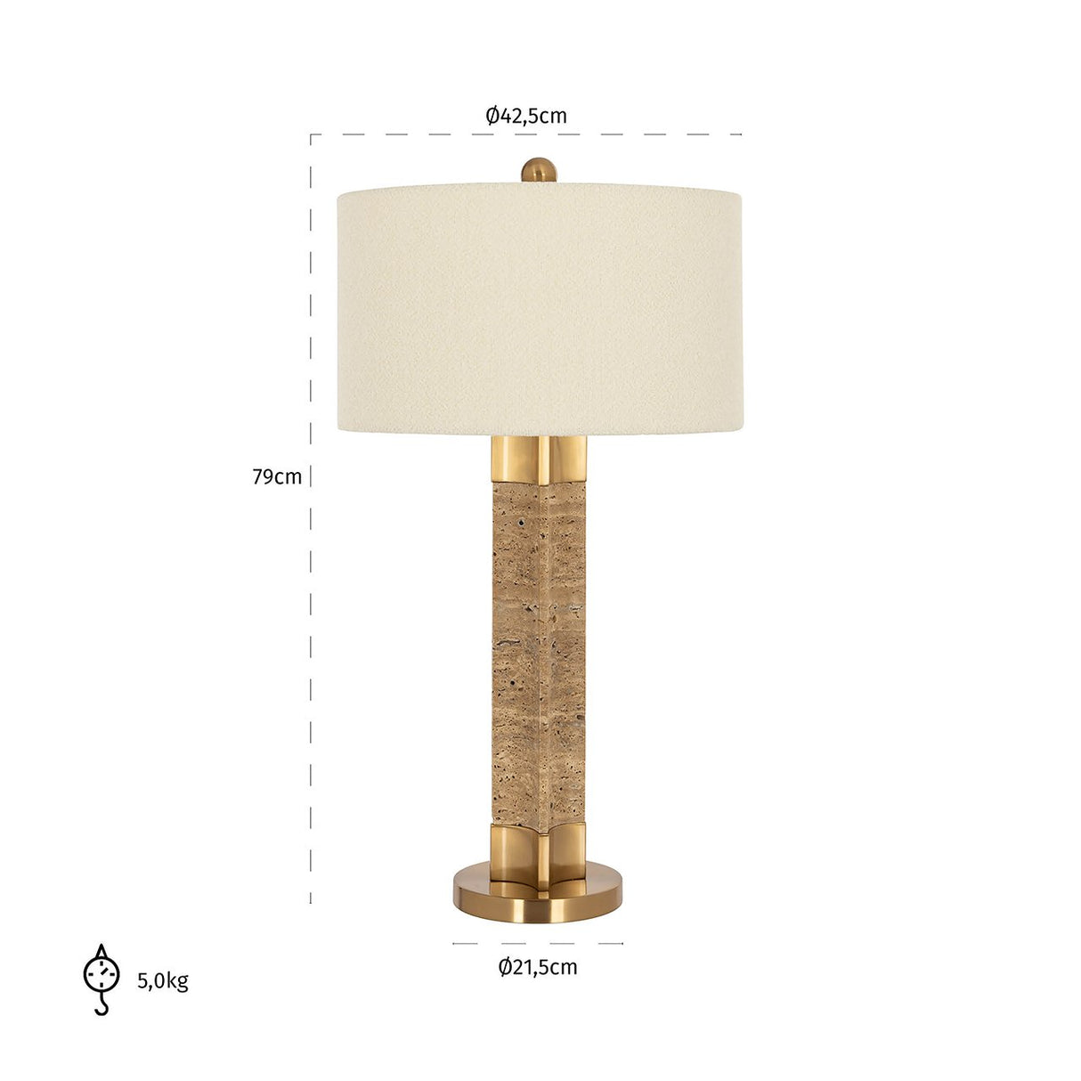 Tafellamp Aaliyah van Richmond Interiors – Luxe comfort op maat van PureWonen. Vraag naar de beste prijs.