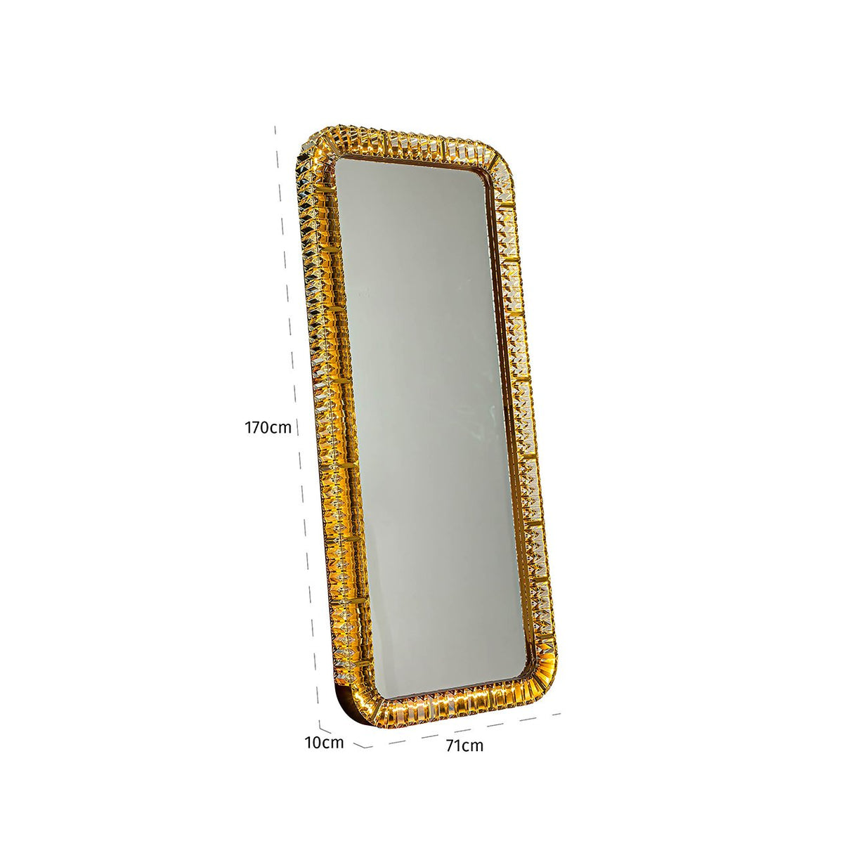 Vloerlamp spiegel Kahlo (Bronze) van Richmond Interiors – Luxe comfort op maat van PureWonen. Vraag naar de beste prijs.