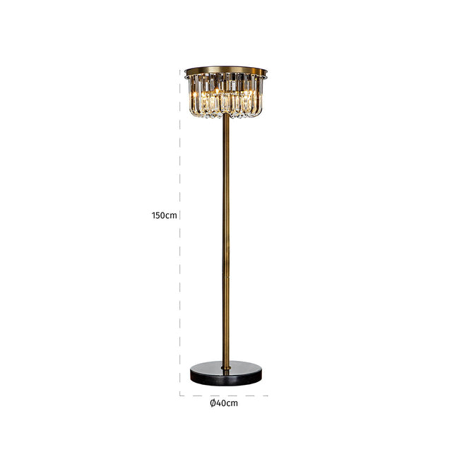 Vloerlamp Dagmar (Bronze) van Richmond Interiors – Luxe comfort op maat van PureWonen. Vraag naar de beste prijs.