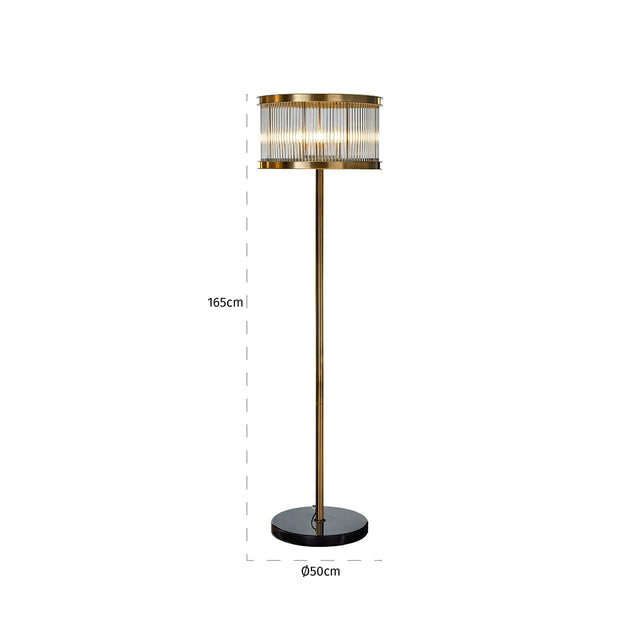 Vloerlamp Nadine (Bronze) van Richmond Interiors – Luxe comfort op maat van PureWonen. Vraag naar de beste prijs.