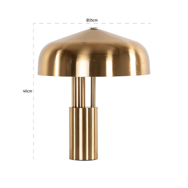 Tafellamp Linzy brass (Brushed Gold) van Richmond Interiors – Luxe comfort op maat van PureWonen. Vraag naar de beste prijs.