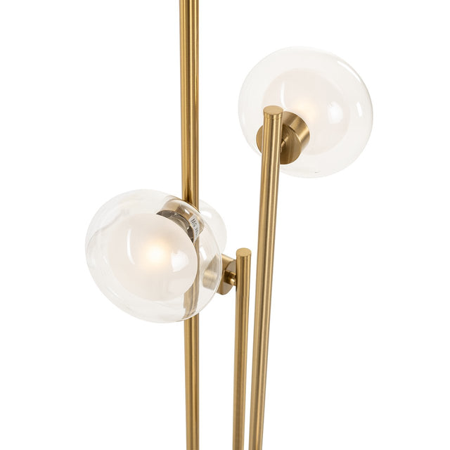 Vloerlamp Luva brass (Brushed Gold) van Richmond Interiors – Luxe comfort op maat van PureWonen. Vraag naar de beste prijs.