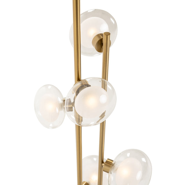 Vloerlamp Luva brass (Brushed Gold) van Richmond Interiors – Luxe comfort op maat van PureWonen. Vraag naar de beste prijs.