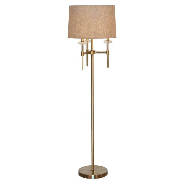 Vloerlamp Josie brushed gold