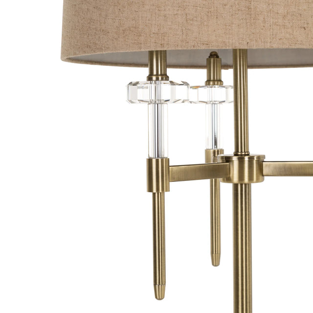 Vloerlamp Josie brushed gold