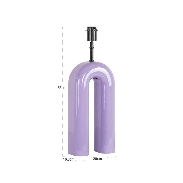 Tafellamp Elvine purple