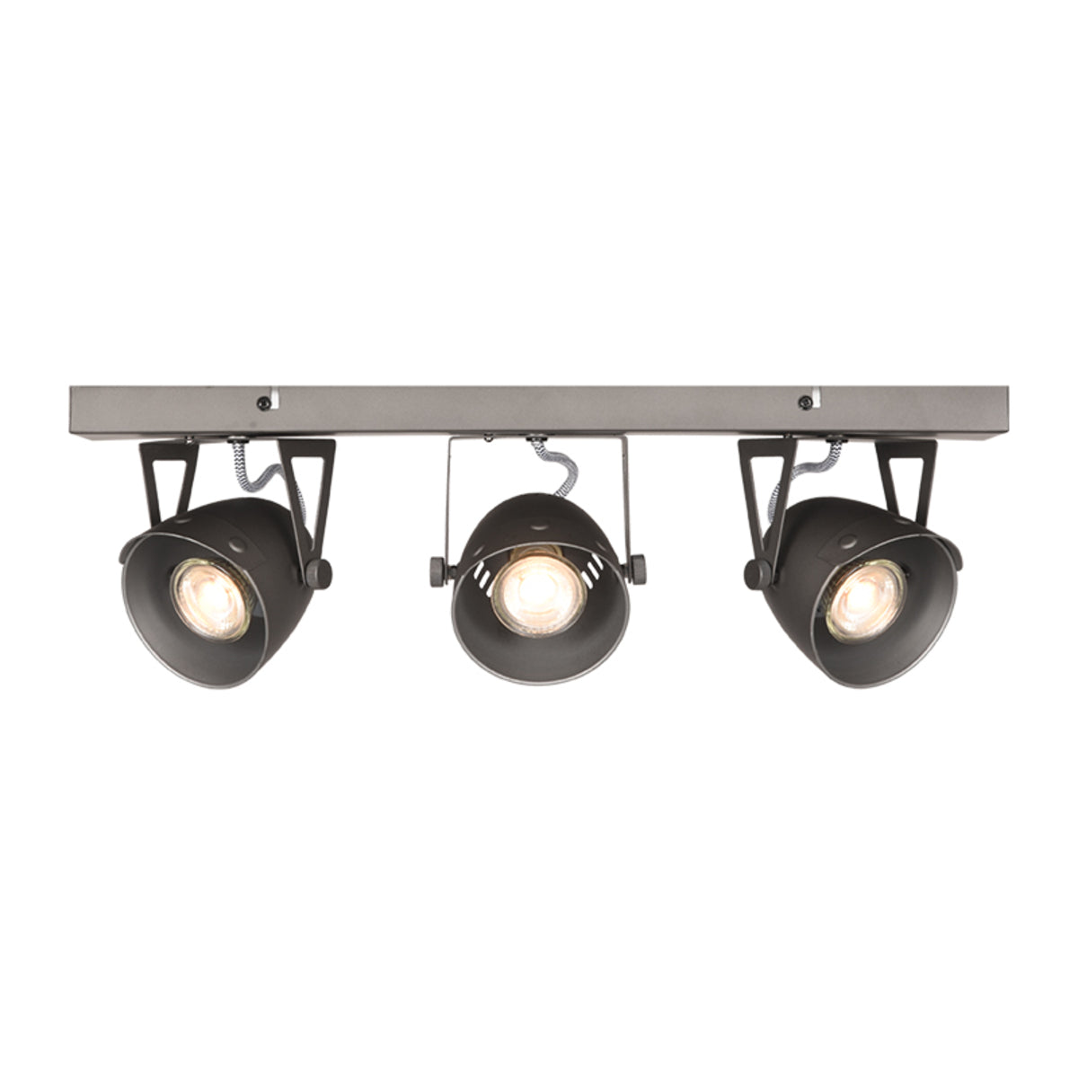 LABEL51 Spot Cap led - Burned Steel - Metaal - 3 Lichts van LABEL51 – Luxe comfort op maat van PureWonen. Vraag naar de beste prijs.