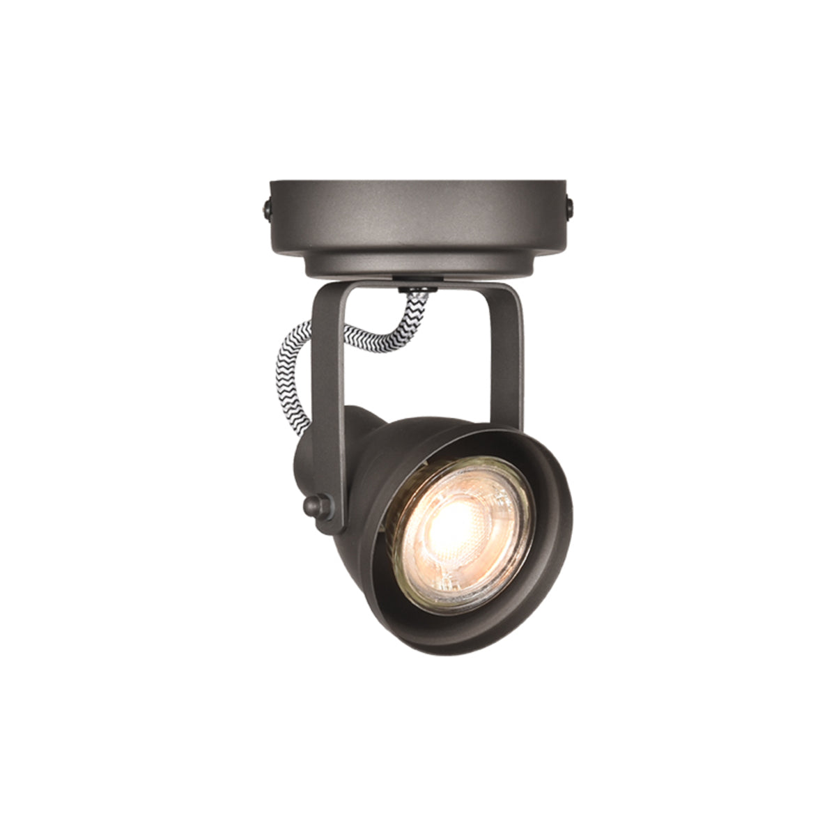 LABEL51 Spot Max led - Burned Steel - Metaal - 1-Lichts van LABEL51 - laagste prijs offerte van PureWonen
