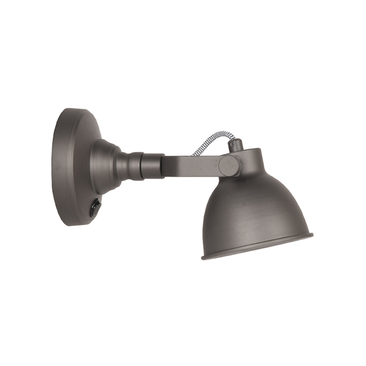 LABEL51 Wandlamp Bow - Burned Steel - Metaal - M van LABEL51 – Luxe comfort op maat van PureWonen. Vraag naar de beste prijs.