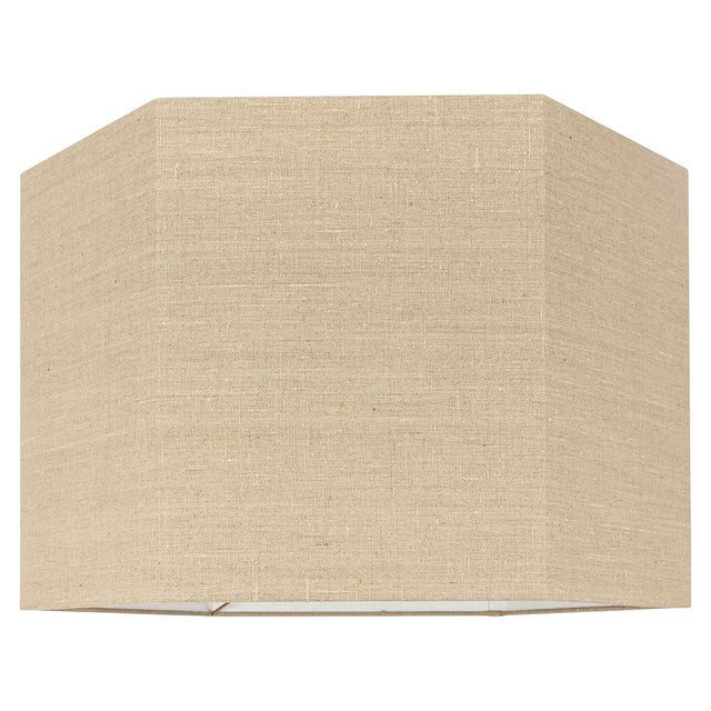 Lampenkap Sally sand linnen, extra groot zeshoekig (Sand) van Richmond Interiors – Luxe comfort op maat van PureWonen. Vraag naar de beste prijs.