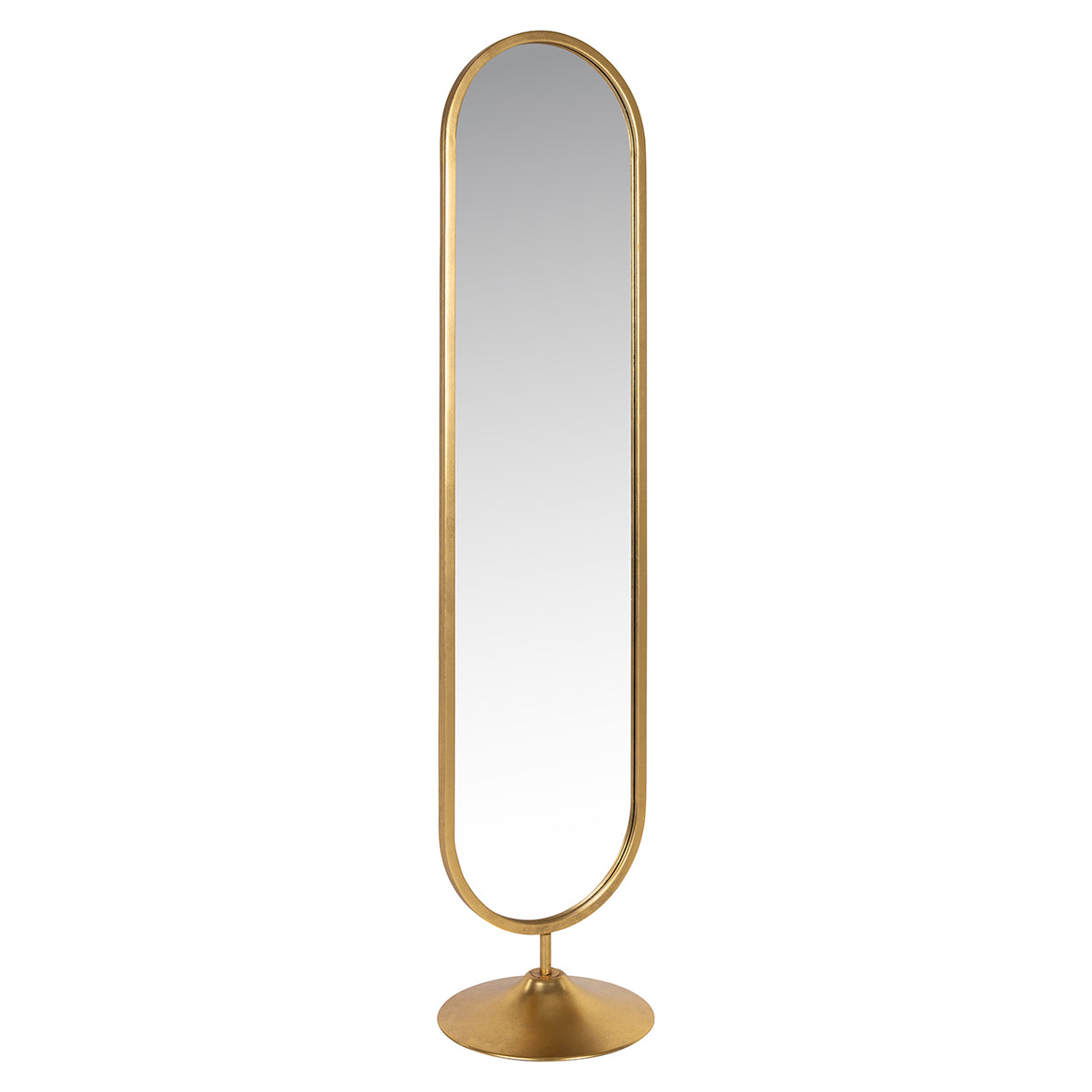 Spiegel Moya op standaard (Gold) van Richmond Interiors – Luxe comfort op maat van PureWonen. Vraag naar de beste prijs.