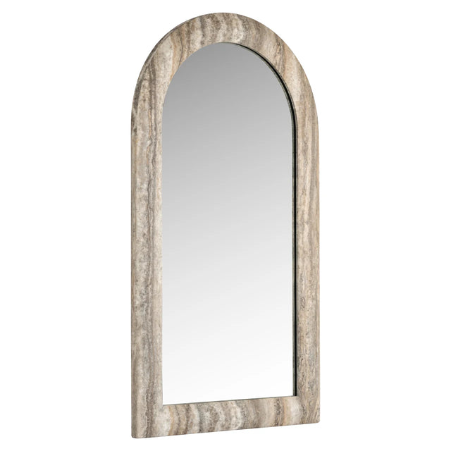 Spiegel Calvo grey faux travertine