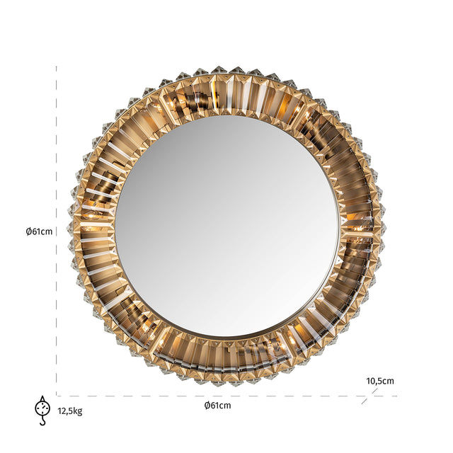 Wandlamp Becky (Gold) van Richmond Interiors – Luxe comfort op maat van PureWonen. Vraag naar de beste prijs.