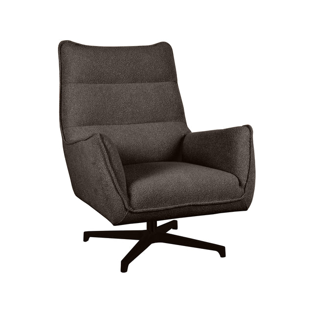 LABEL51 Fauteuil Rodia - Bruin - Boucle van LABEL51 – Luxe comfort op maat van PureWonen. Vraag naar de beste prijs.