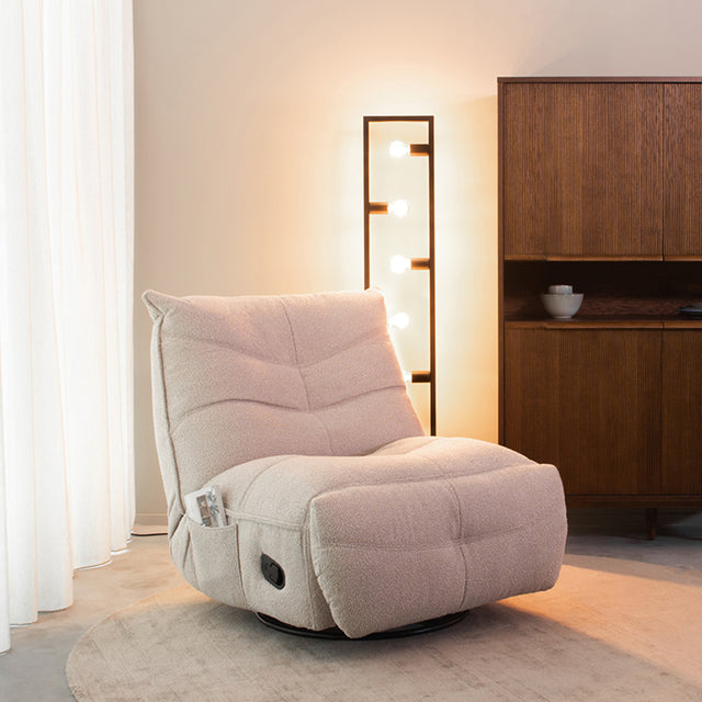 LABEL51 Fauteuil Take It Easy - Naturel - Boucle van LABEL51 – Luxe comfort op maat van PureWonen. Vraag naar de beste prijs.