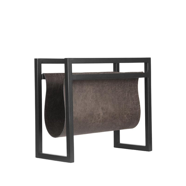 LABEL51 Magazinehouder - Antraciet - Leder van LABEL51 - laagste prijs offerte van PureWonen