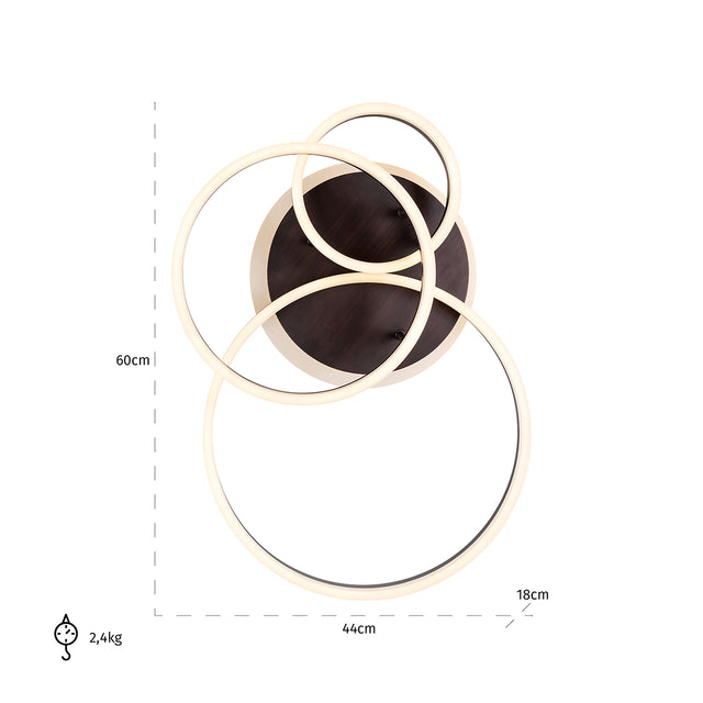 Plafondlamp Mosa (Bronze) van Richmond Interiors – Luxe comfort op maat van PureWonen. Vraag naar de beste prijs.