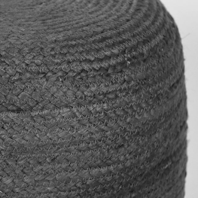 LABEL51 Poef Jute - Antraciet - Jute - 50 cm van LABEL51 – Luxe comfort op maat van PureWonen. Vraag naar de beste prijs.