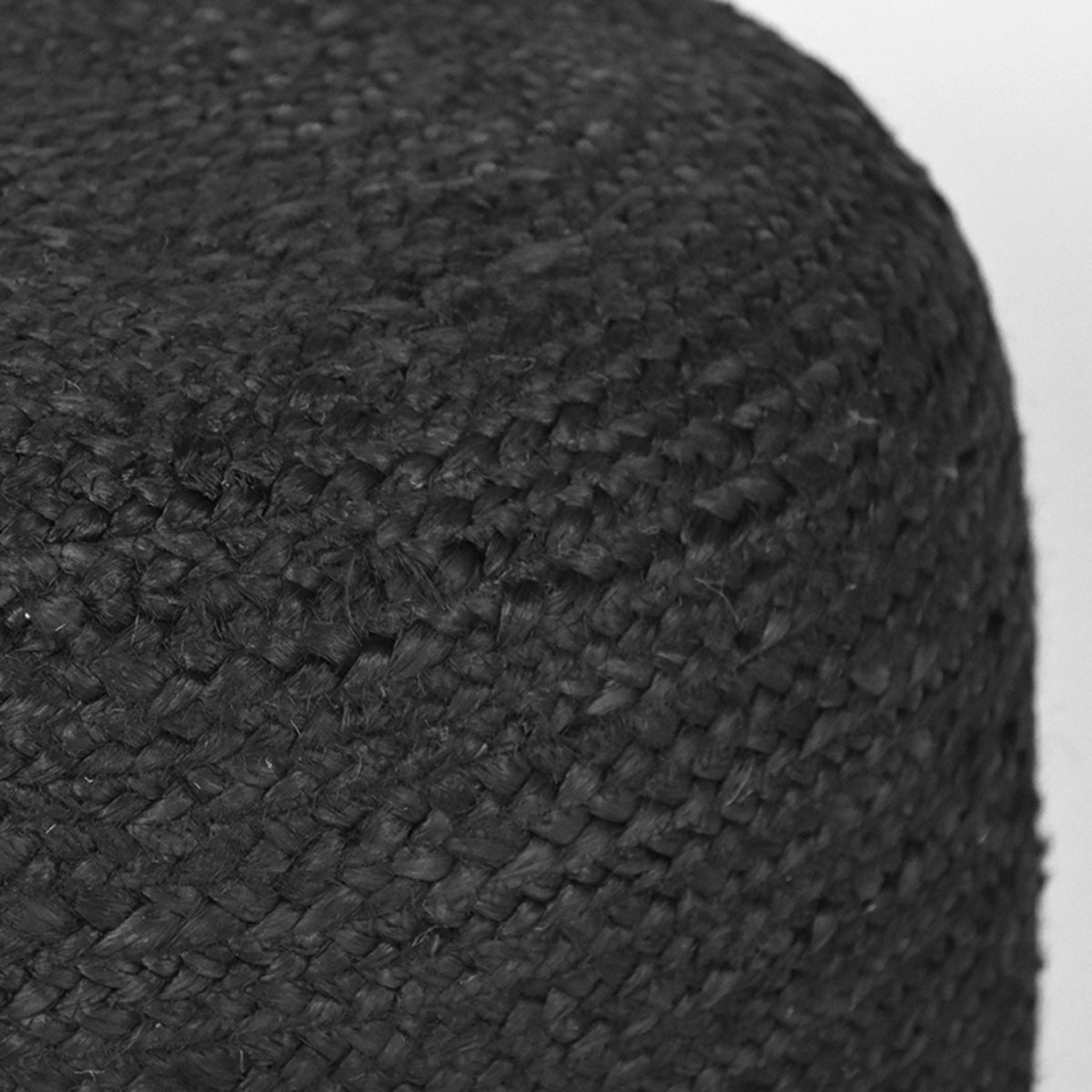 LABEL51 Poef Jute - Zwart - Jute - 50 cm van LABEL51 – Luxe comfort op maat van PureWonen. Vraag naar de beste prijs.
