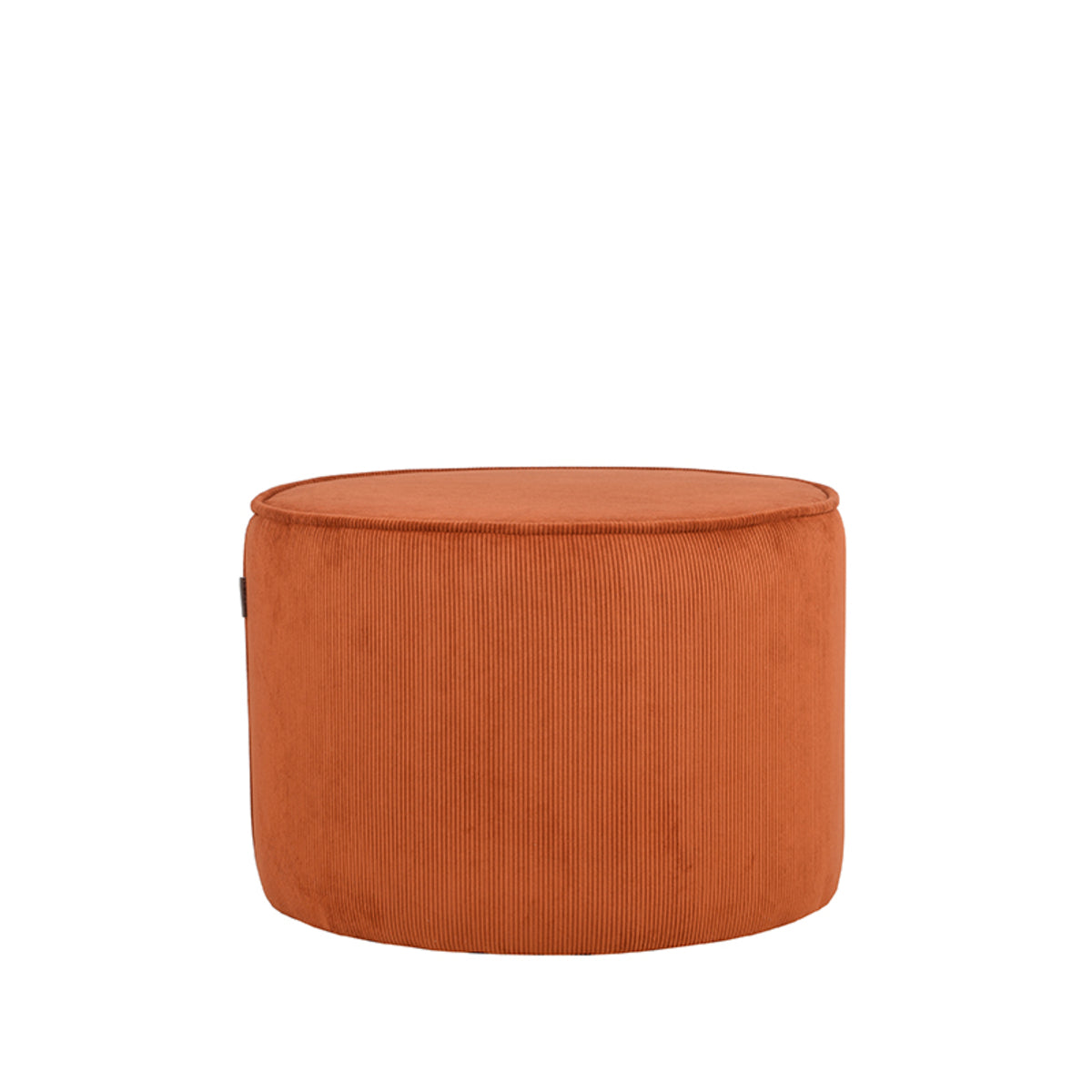 LABEL51 Poef Tibo - Rust - Ribcord van LABEL51 – Luxe comfort op maat van PureWonen. Vraag naar de beste prijs.